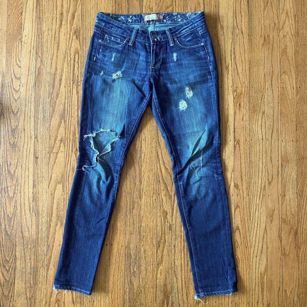 Paige Low-rise Skinny Jeans